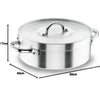 Cacerola plateada de 38cm - Lacor