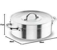 Cacerola plateada de 38cm - Lacor