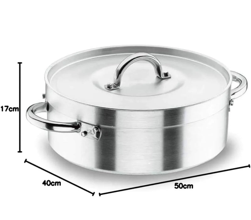 Cacerola plateada de 38cm - Lacor