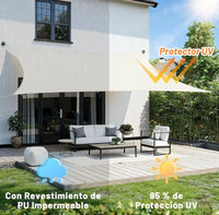 Toldo vela de sombra impermeable