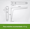 Pack Soportes para Estantería