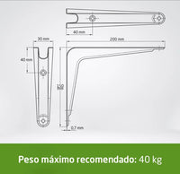 Pack Soportes para Estantería