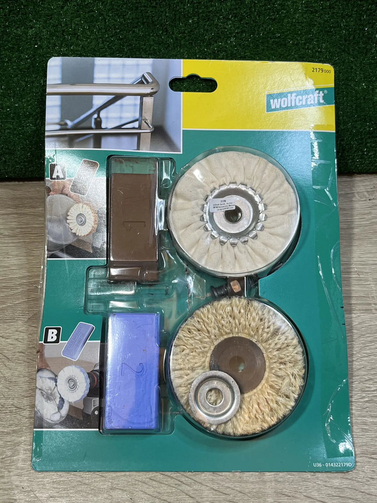 Juego de pulido profesional de 6 piezas wolfcraft