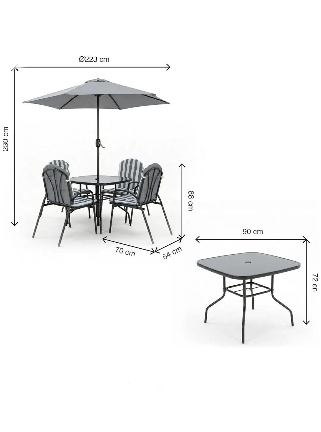 Conjunto Balcón/Terraza - KITGARDEN