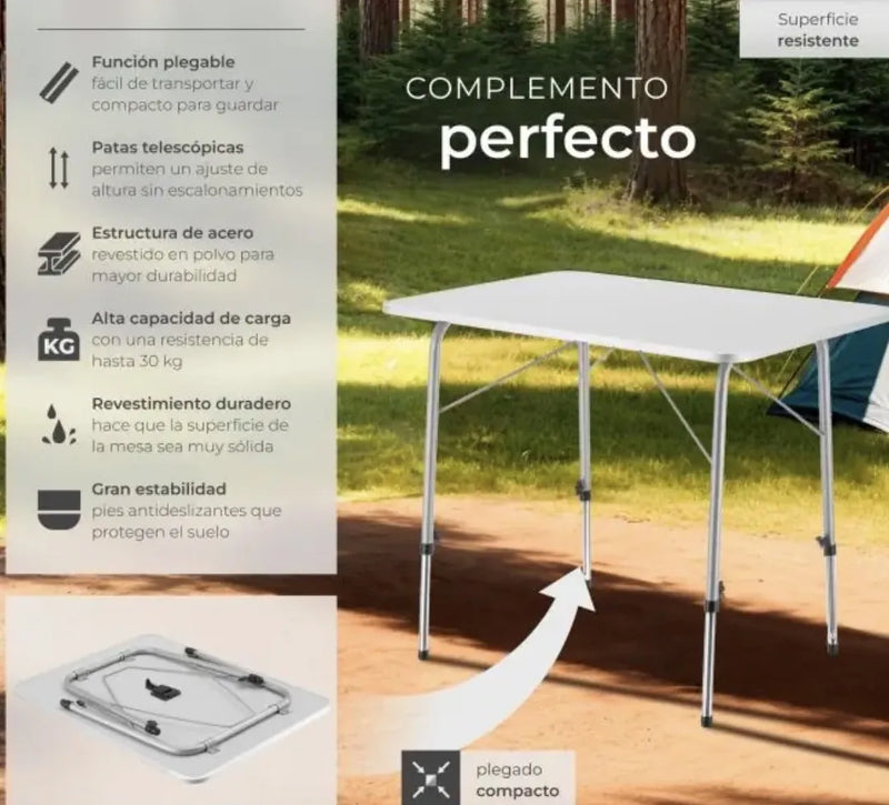 Mesa de camping