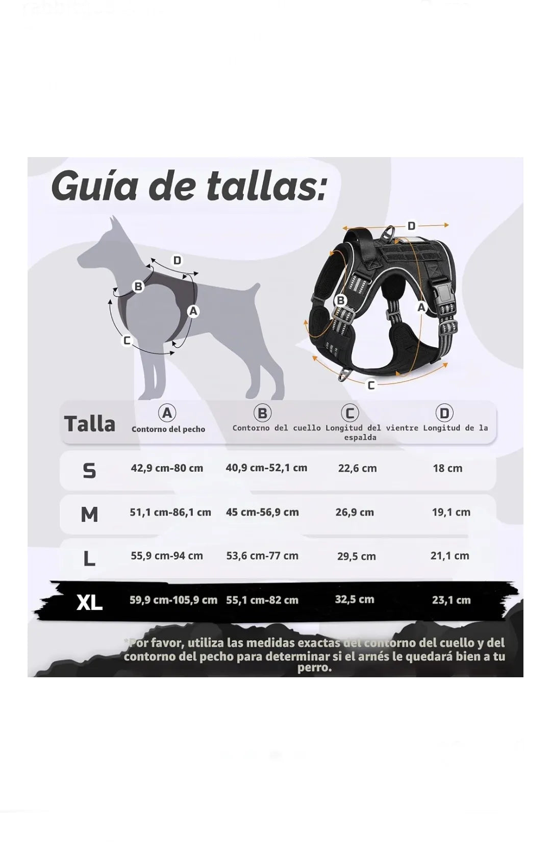 Arnes Perro Antitirones, Arnes Perro Grande Mediano Transpirable