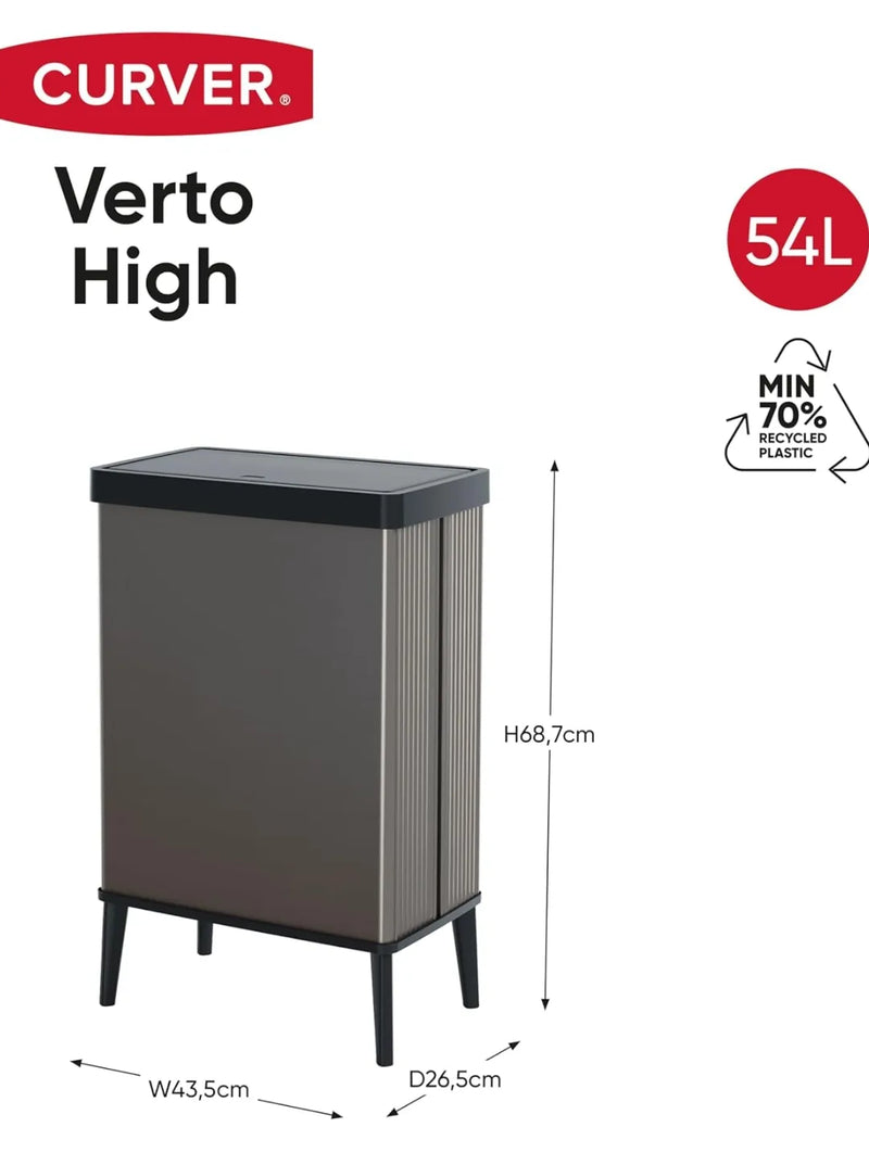 Cubo de basura alto de 54L - Curver