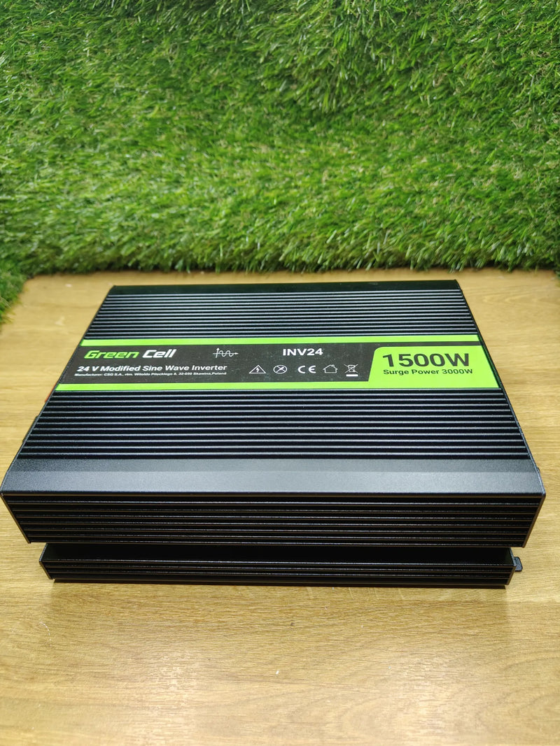 Inversor de corriente DC AC GREEN CELL 1500W