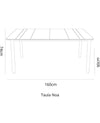 Mesa rectangular interior - Resol