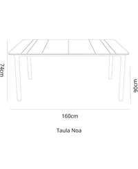 Mesa rectangular interior - Resol
