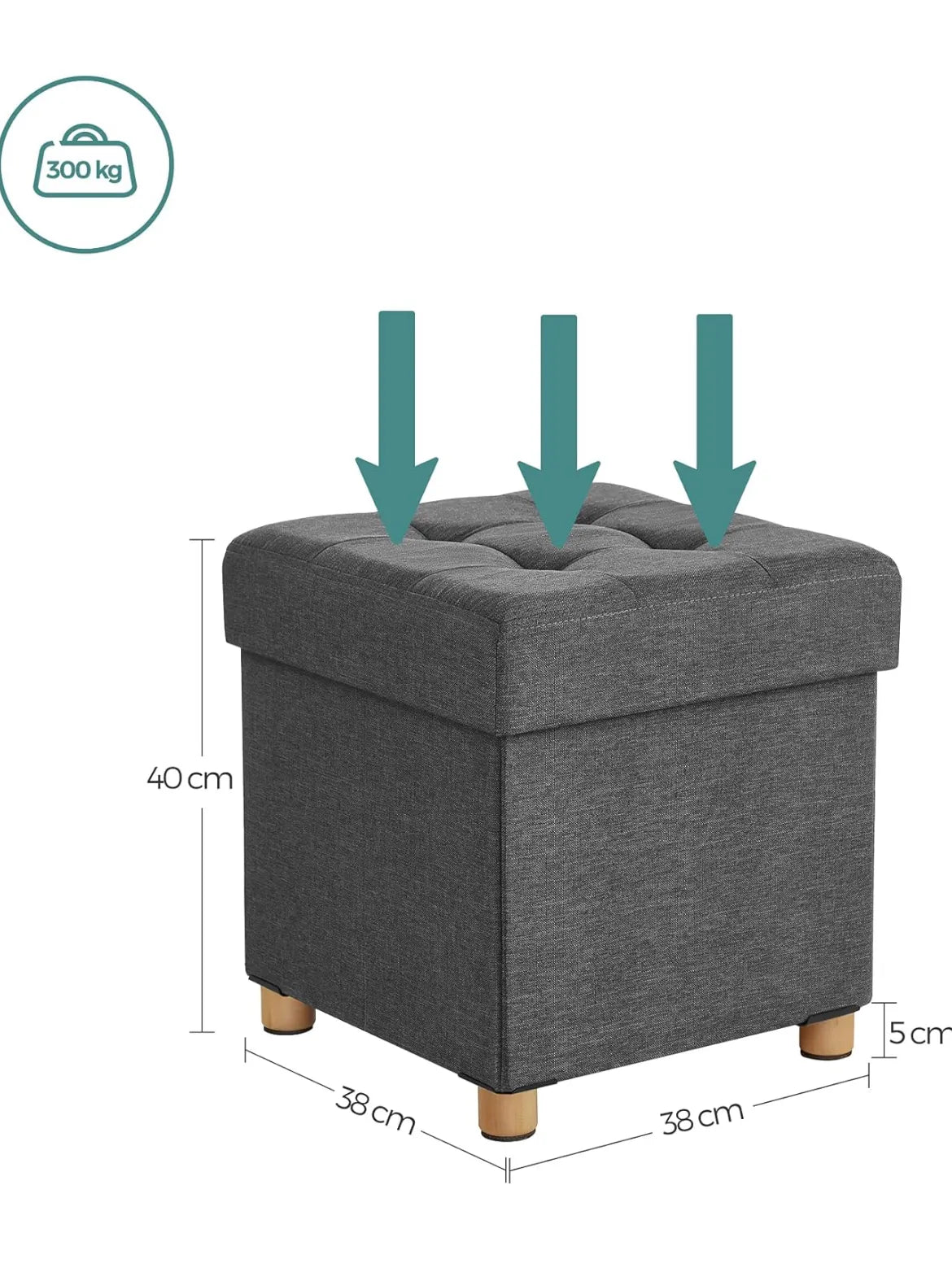 Baúl de Almacenaje Plegable SONGMICS