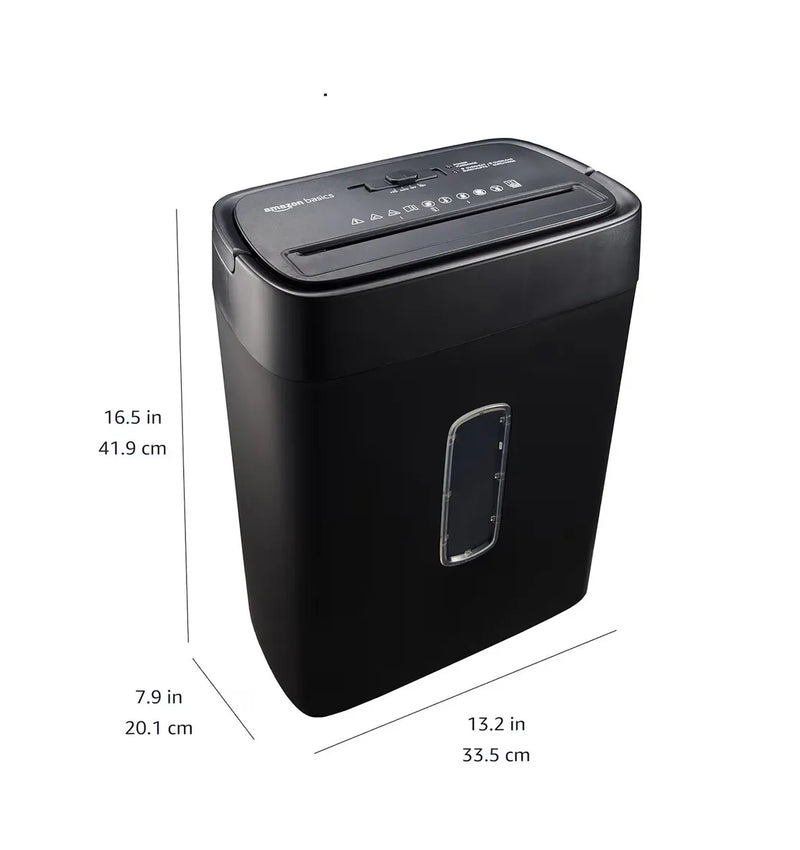 Trituradora de papel Amazon Basics