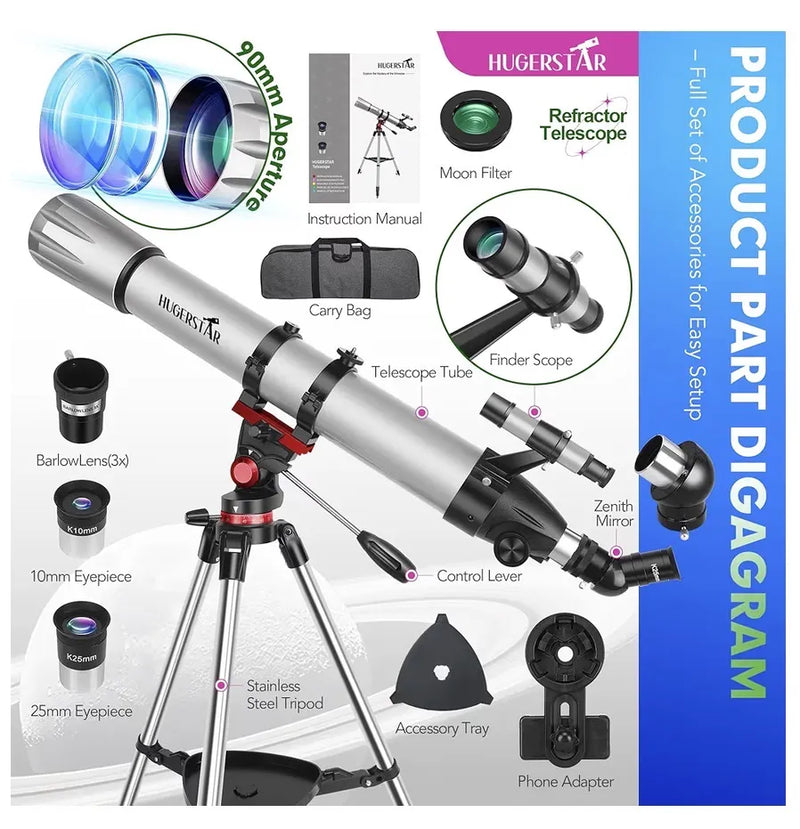 Telescopio Astronómico Profesional