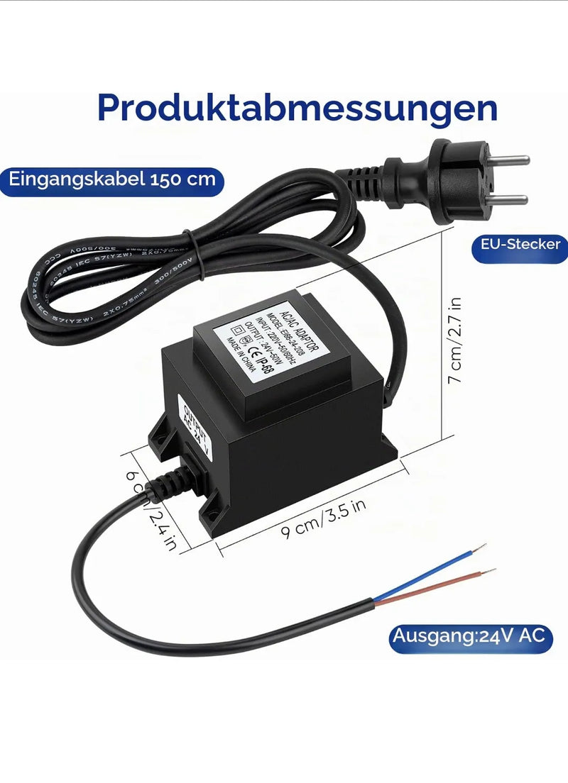 Transformador LED de 24 V, fuente de alimentación Karyoosi