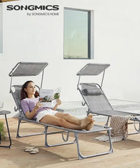 Tumbona reclinable Songmics