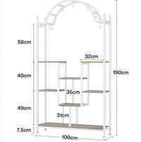 Soporte alto para plantas