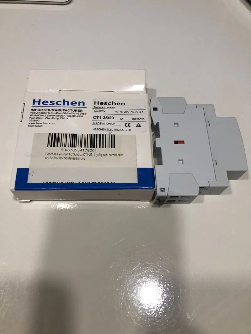 Heschen CT1-25 Contactor CA 2 polos