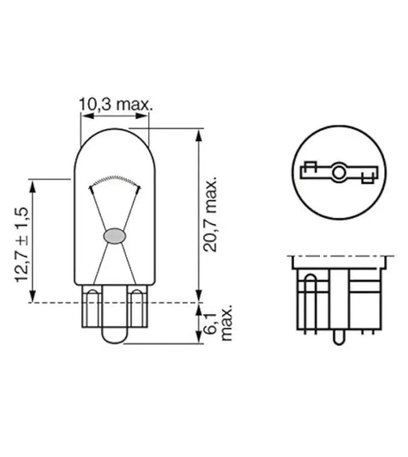 Bombillas W5W Xenon Look - BOSCH