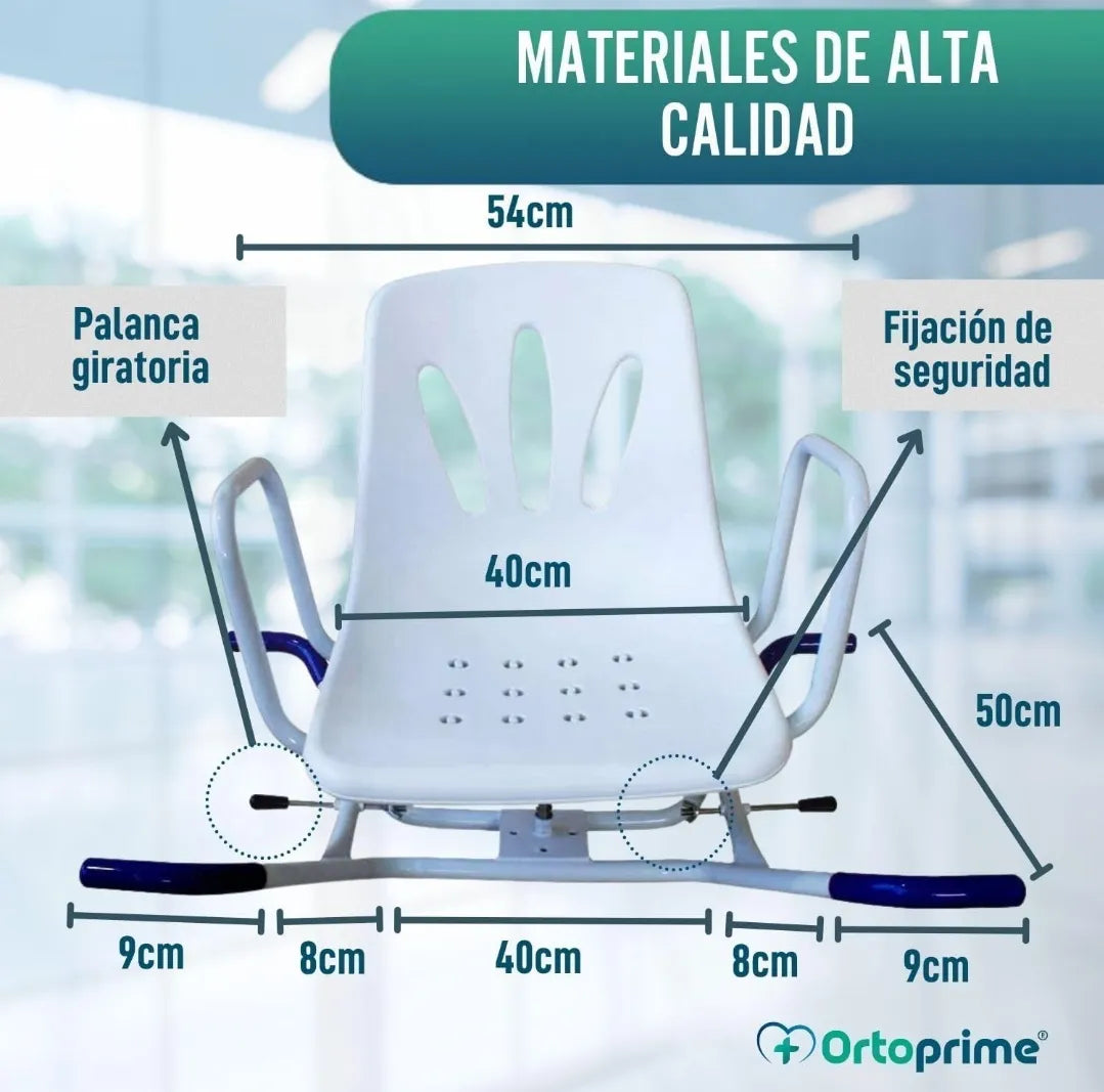 Silla bañera giratoria 360 grados - Ortoprime