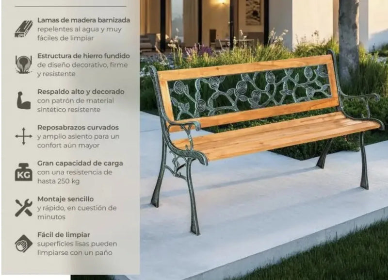 Banco de jardín