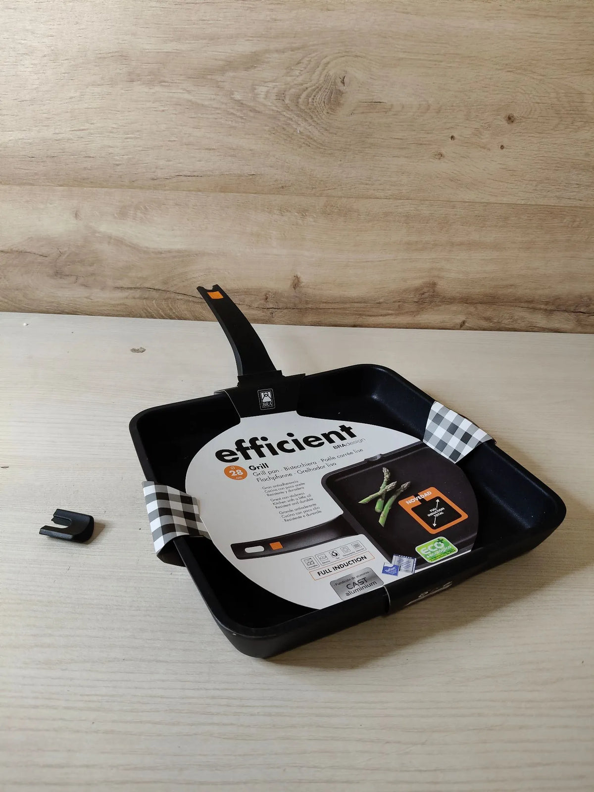 Grill asador liso, 28 cm - BRA