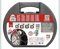 Cadenas de nieve metálicas RD9 mm talla Nº 100