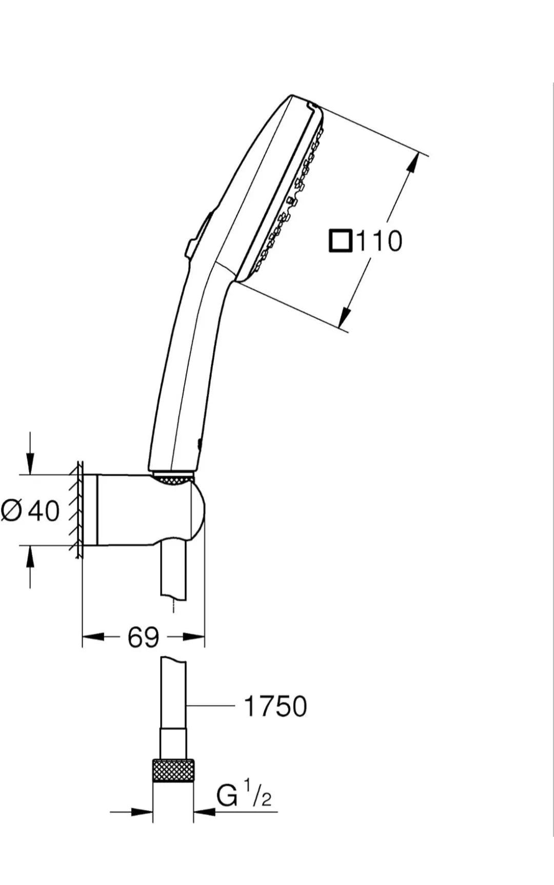 Juego de soporte de pared - GROHE