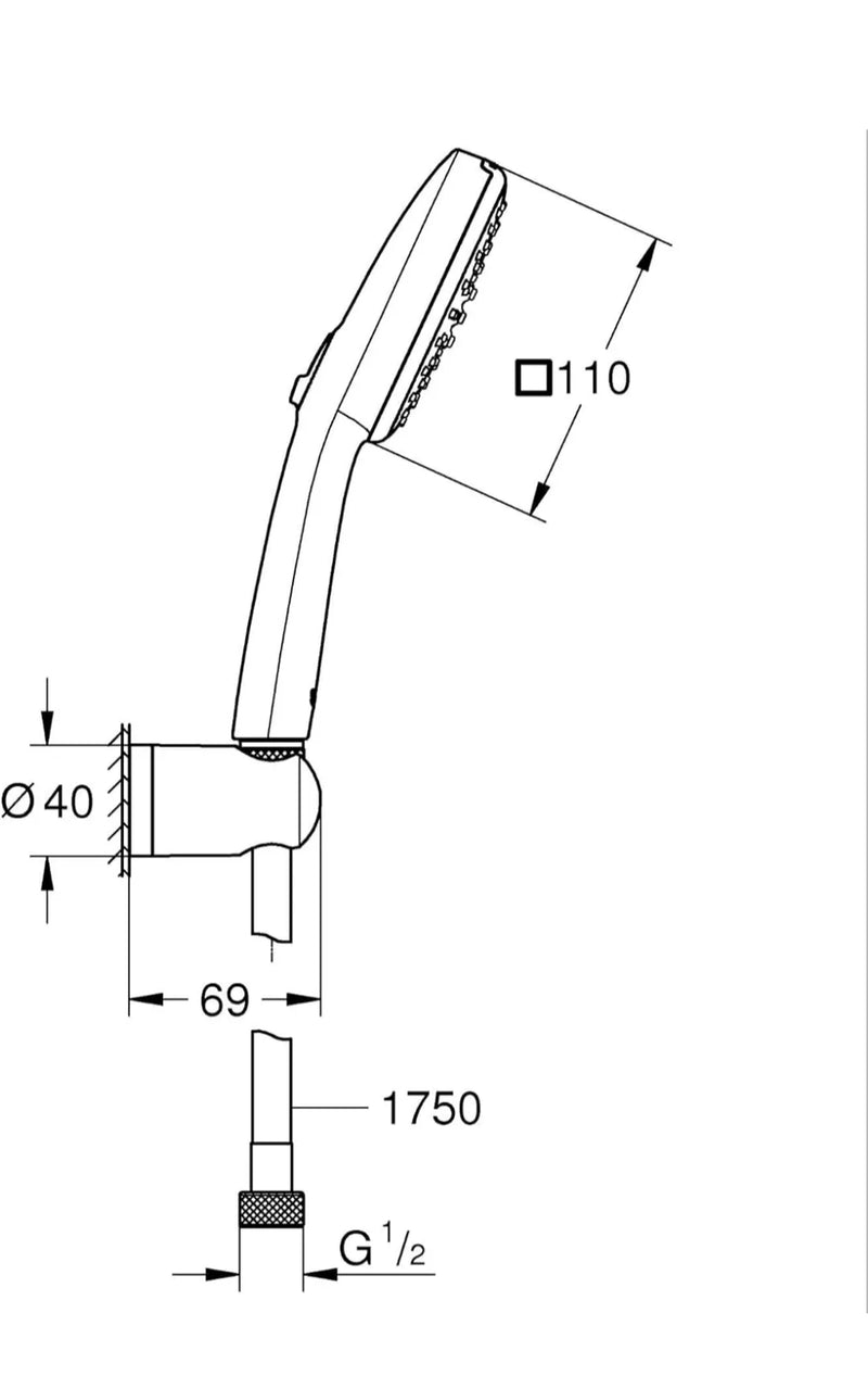 Juego de soporte de pared - GROHE