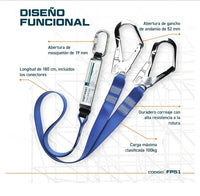 Doble Cincha De Amarre Con Absorbedor Portwest
