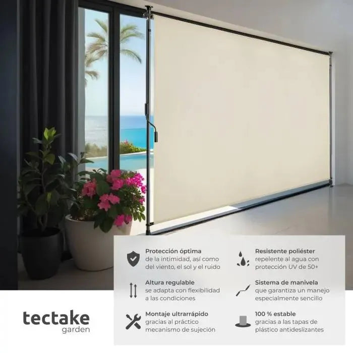 Toldo de pinza taija color beige