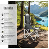 Silla de camping acolchada