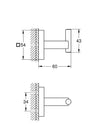 Colgador de baño individual GROHE