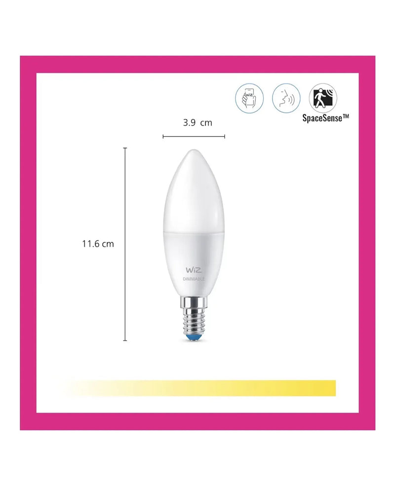 Bombilla LED Inteligente Wi-Fi 470lm WiZ