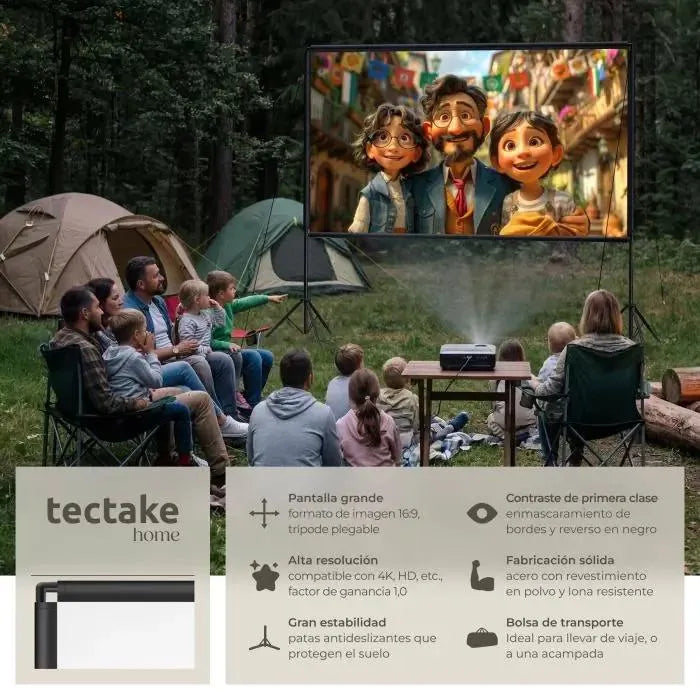 Pantalla para proyector portátil