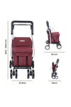 Caminador Plegable con Asiento Comfort Move