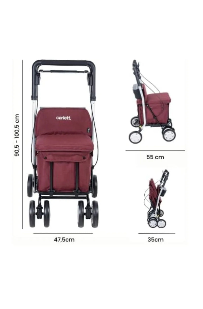 Caminador Plegable con Asiento Comfort Move