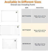 Pizarra blanca - Amazon Basics