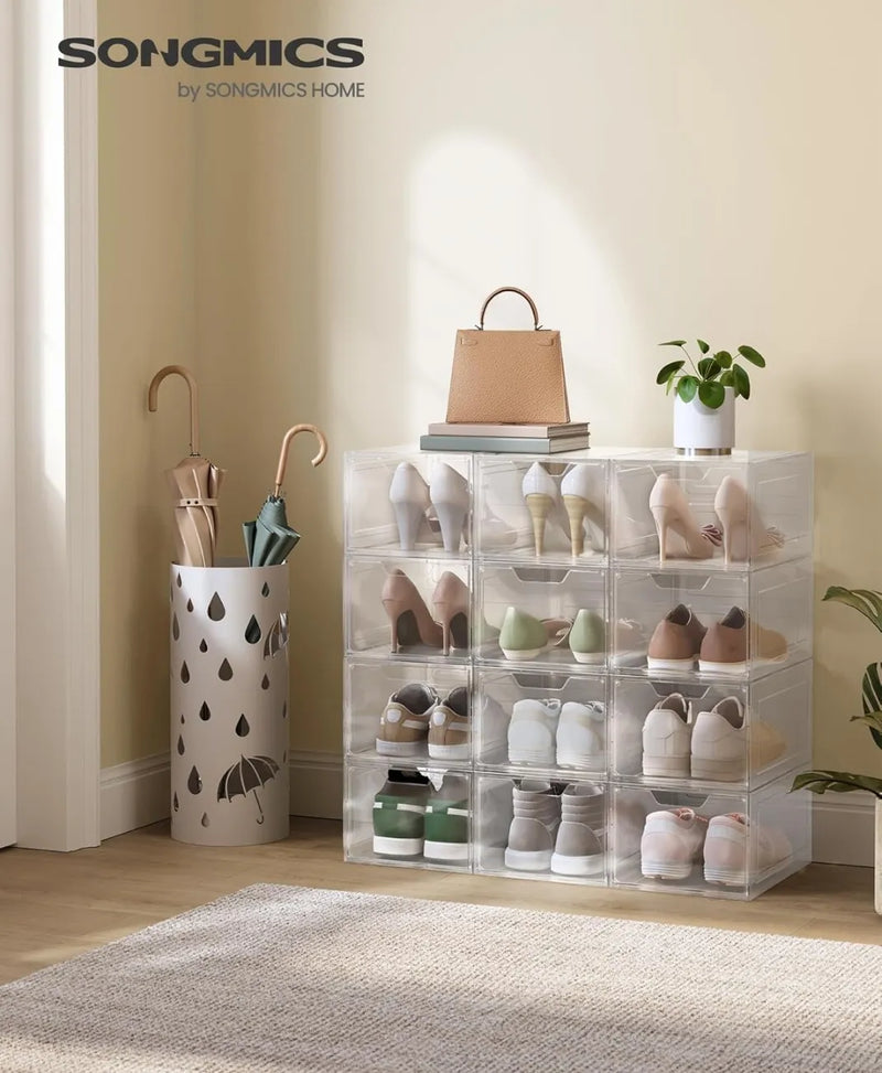 Cajas de zapatos pack de 12 - Songmics
