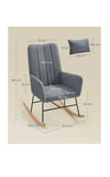 Silla Mecedora, con Reposabrazos, Reclinable