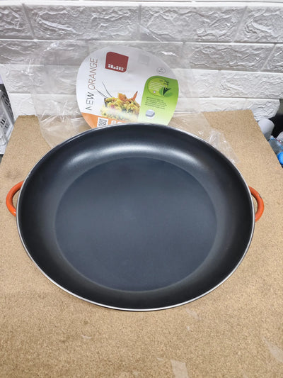 Paellera naranja 38cm IBILI