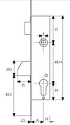 Tesa Assa Abloy 4210253NI