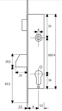 Tesa Assa Abloy 4210253NI