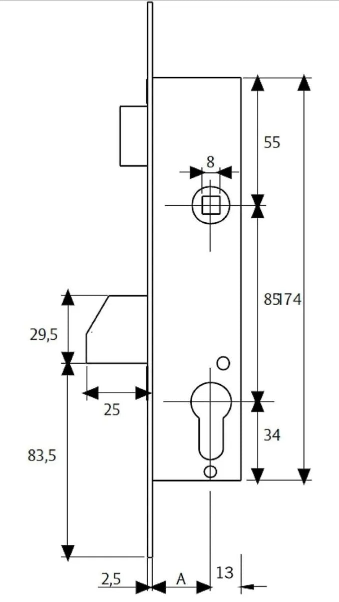 Tesa Assa Abloy 4210253NI