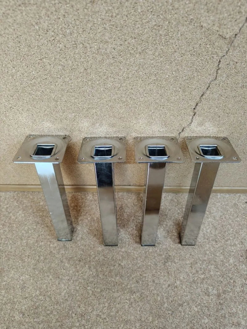 4 patas de tubo de acero 20cm