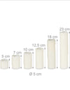 6 Velas Led, Eléctricas