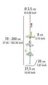 Esquinero telescópico Ducha - WENKO