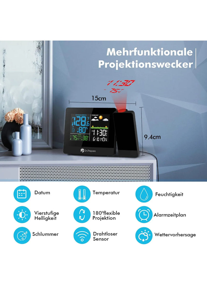 Despertador Proyector Techo DR.PREPARE