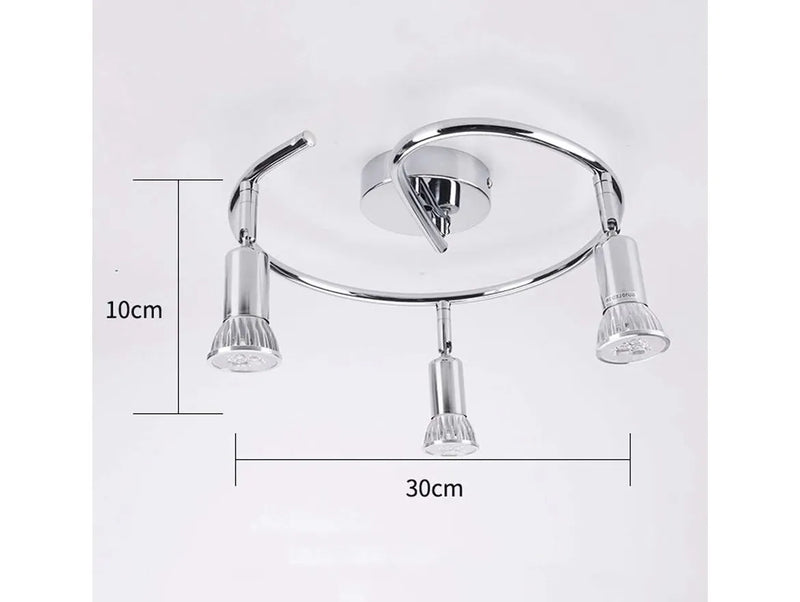 Luz de techo LED giratoria