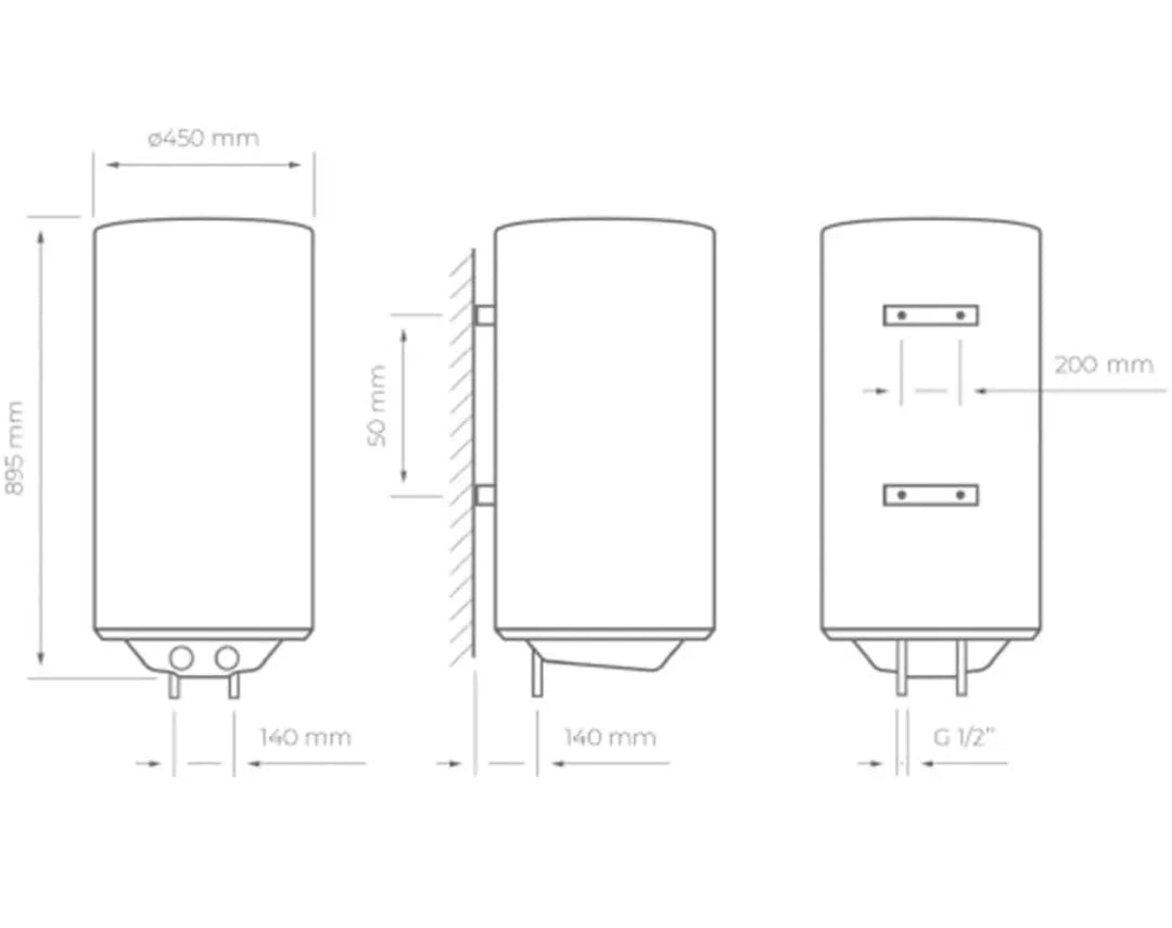 Termo Eléctrico Vertical - Svan