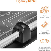 Guillotina de papel giratoria para A4 - Amazon basics
